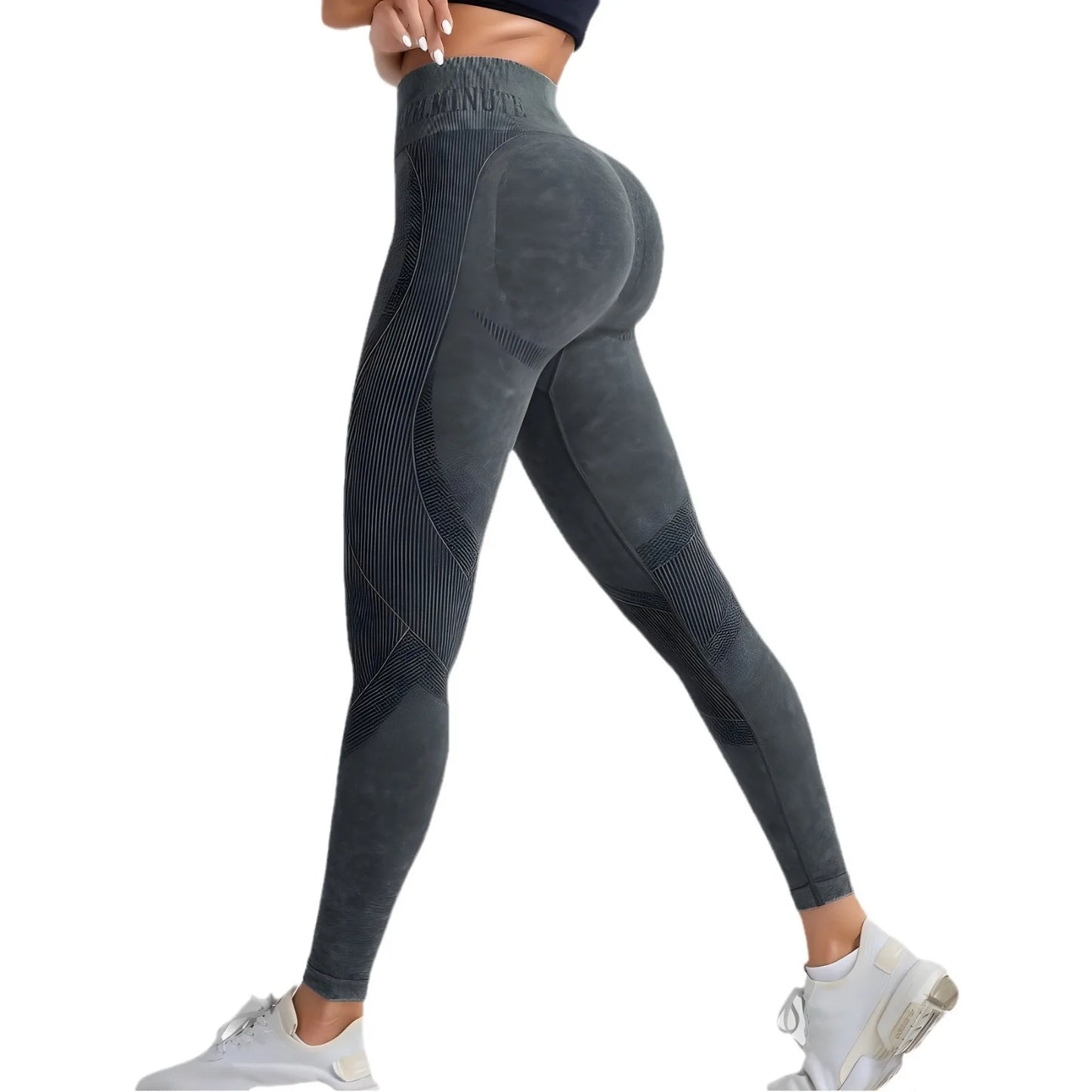 Seamless High-Compression 'Sand Washed' Leggings - Jac Dancie